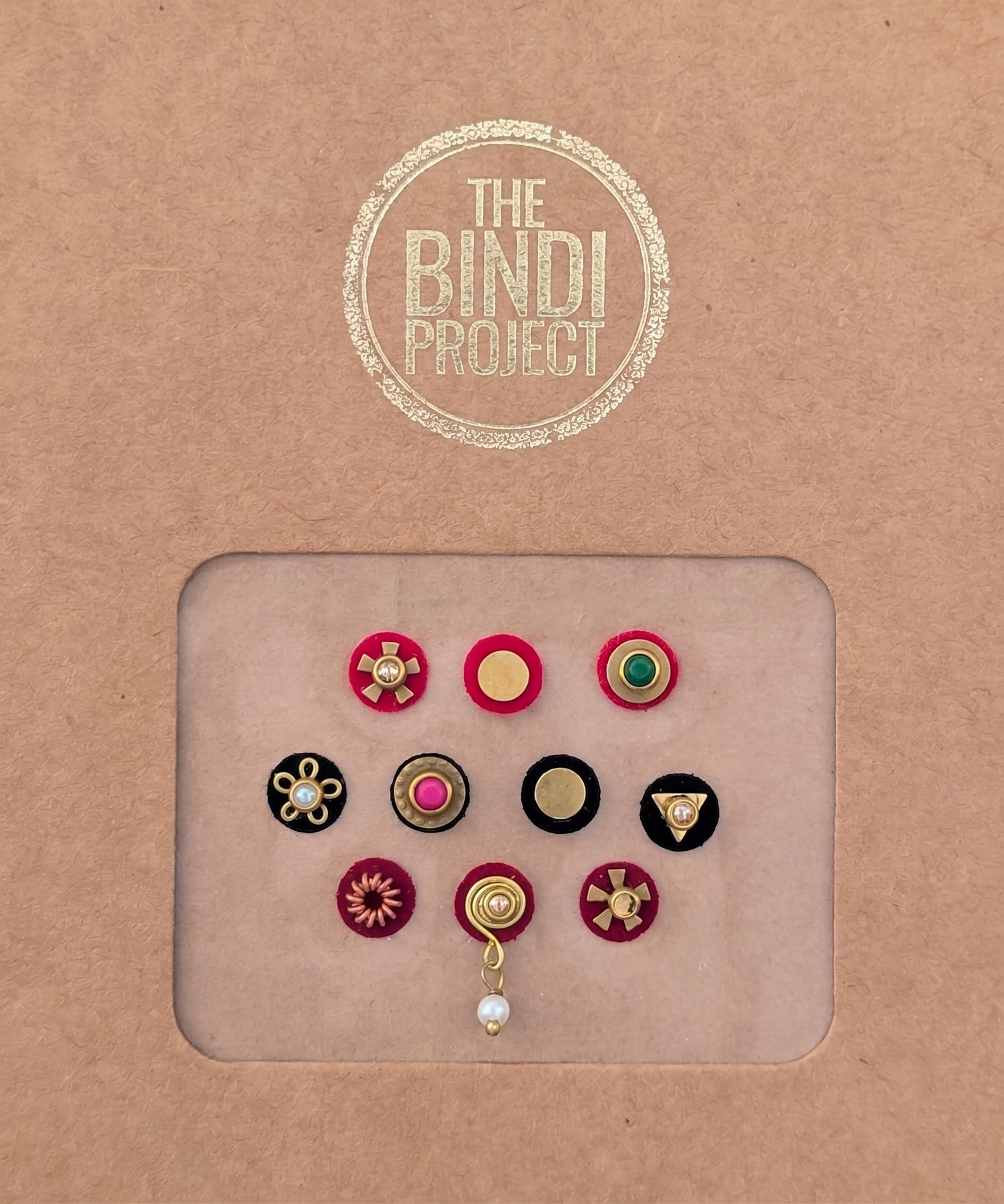 RUHANI RUH  S (8mm, 10-Piece Statement Bindi Set)