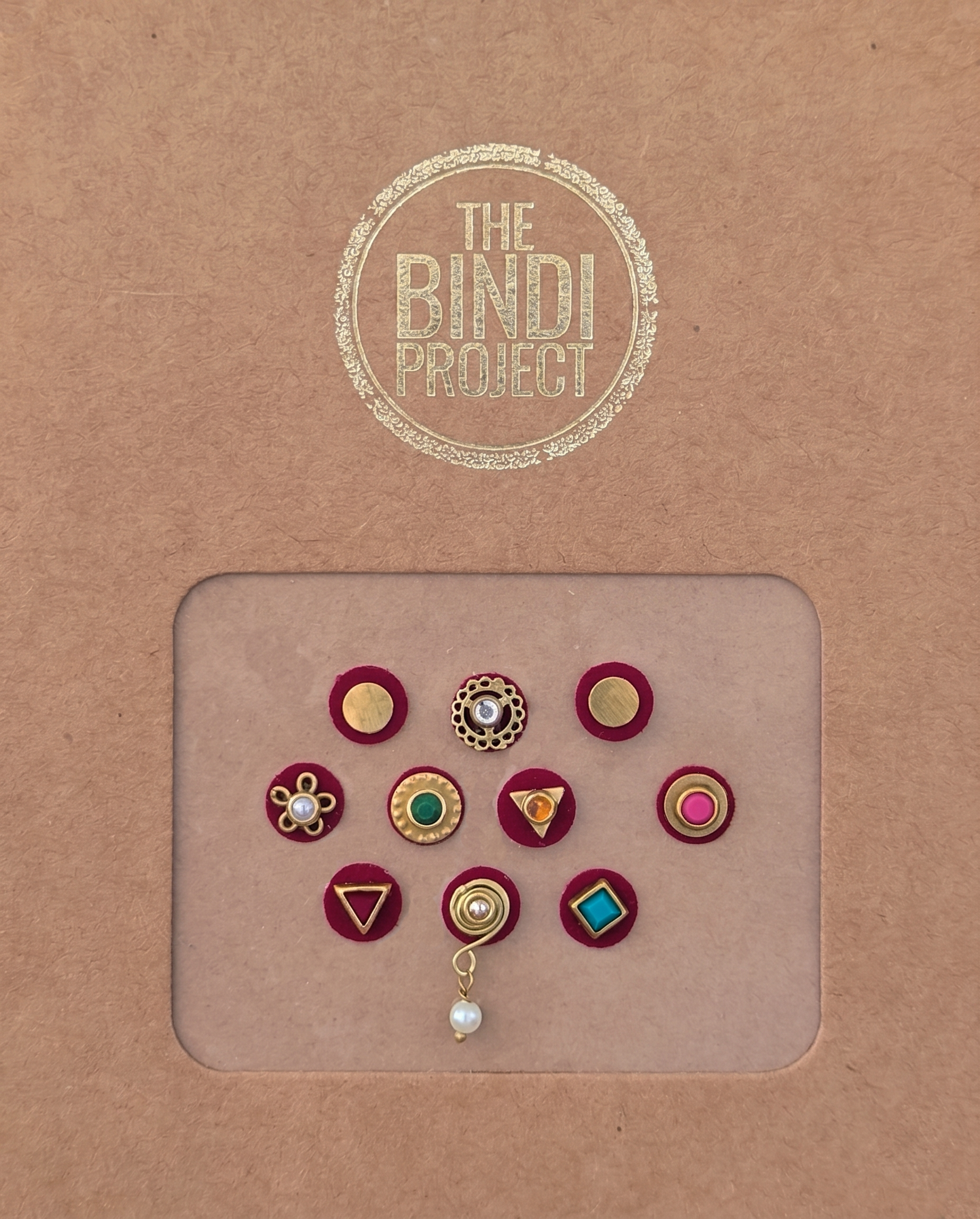 RUHANI RUH  S (8mm, 10-Piece Statement Bindi Set)