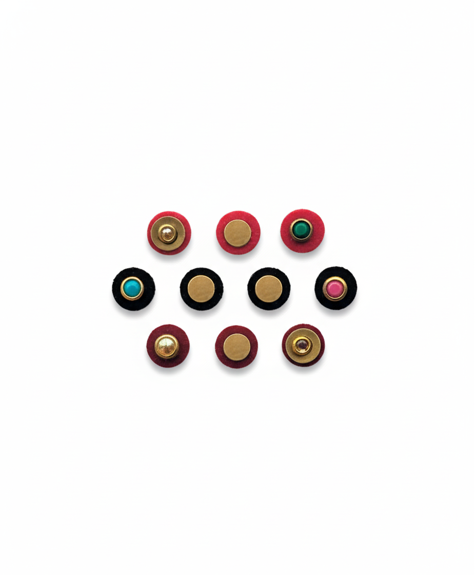 RUHANI RUH  S (8mm, 10-Piece Statement Bindi Set)
