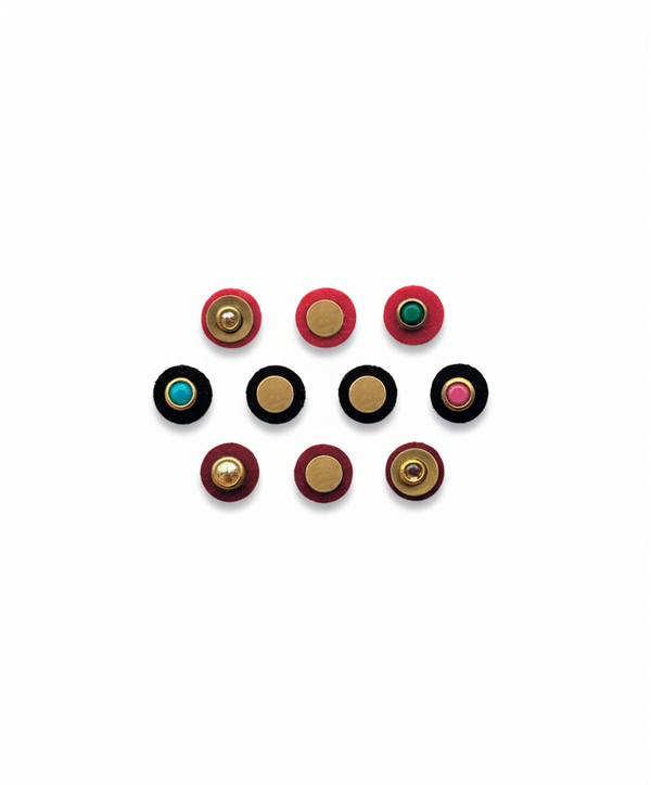 RUHANI RUH  S (8mm, 10-Piece Statement Bindi Set)