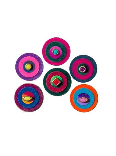 TARINI — 6-Piece Felt Bindi Set