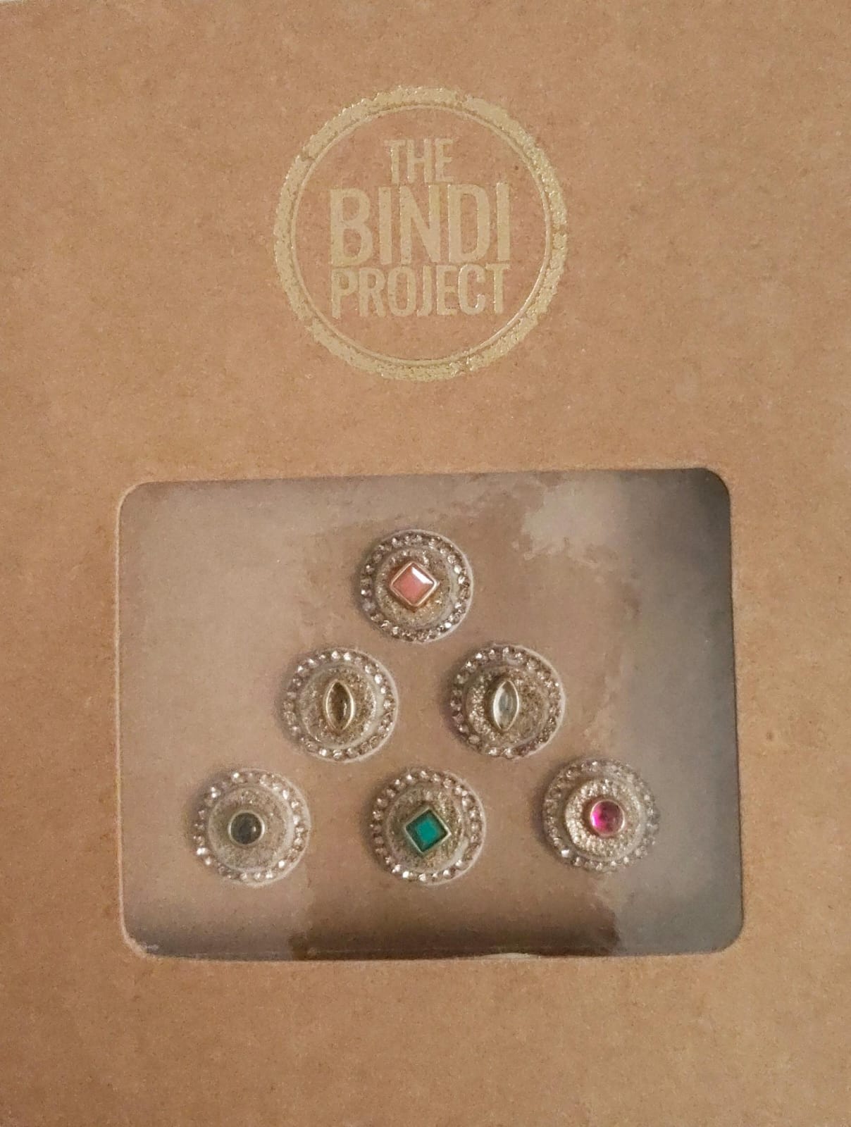 GAIA GLAM M — Eco-Luxe. ( 6-Piece Artisanal Bindi Set)