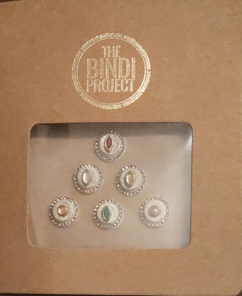 GAIA GLAM M — Eco-Luxe. ( 6-Piece Artisanal Bindi Set)